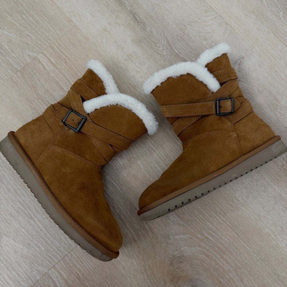 UGG KOOLABURRA Delene Mini Chestnut Boots Size 6